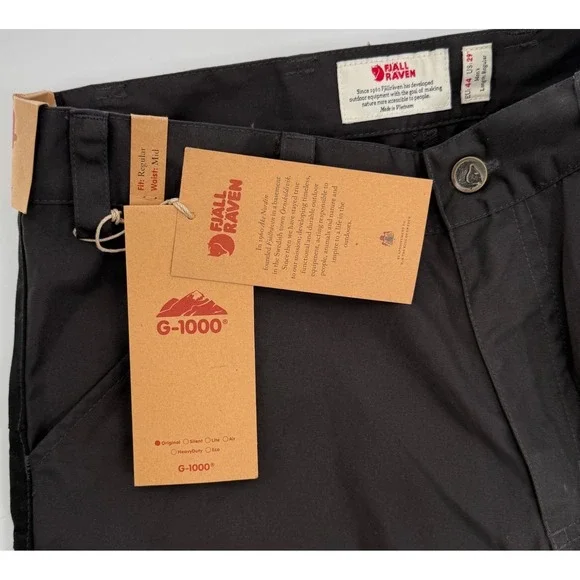 Fjallraven Vidda Pro Pants G-1000 Mens 29 Dark Gray‎ Cargo Outdoors